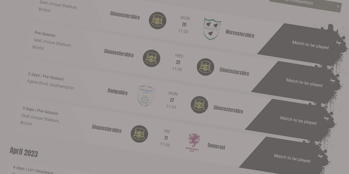 All County League fixtures released by CCC